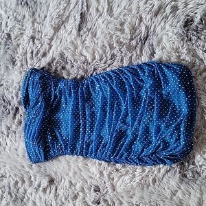 Bebe Blue dress,  XS